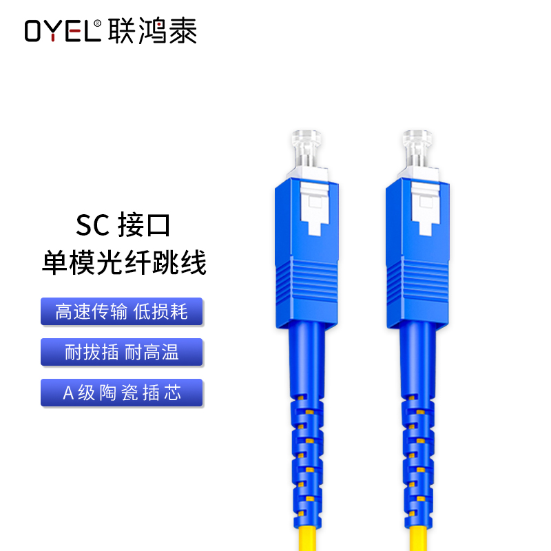 SC 接口单模光纤跳线 