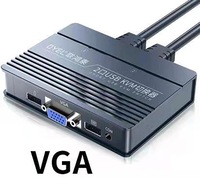 VGA KVM 线机一体切换器