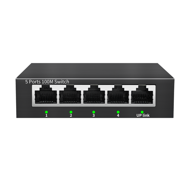 5 ports Ethernet Switch Metal