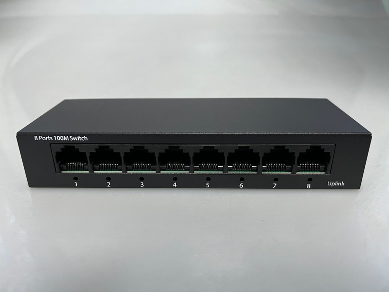 8Ports 100M Ethernet Switch Metal